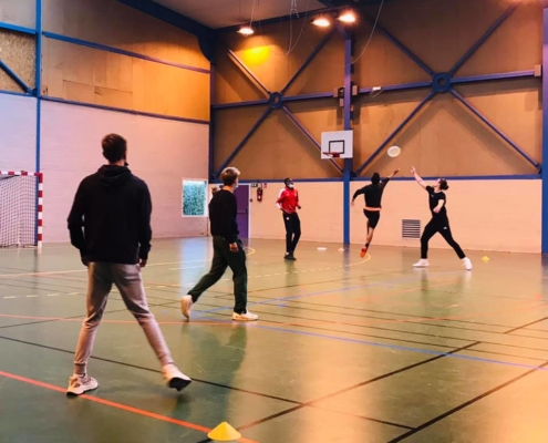 Cours de handball durant l'une de nos formations